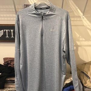 Nike Light Blue Half-Zip Running Quarter Zip Size XL